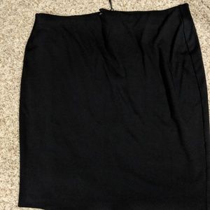 Black Lane Bryant dressy skirt, size 28.